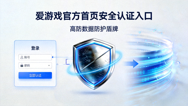 爱游戏官方首页安全认证入口与高防数据防护盾牌